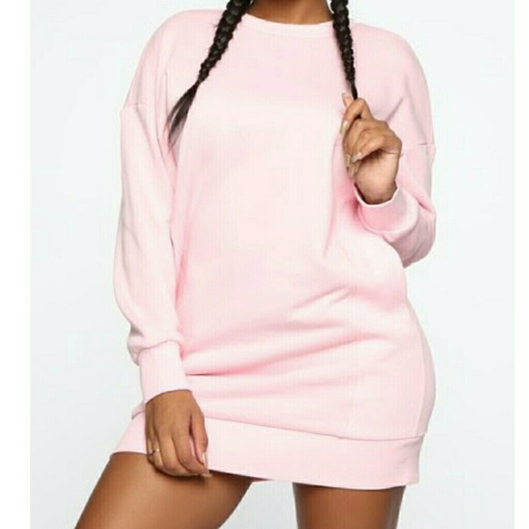 Fashion Nova Dresses & Skirts - Over sized pink lounge dress
